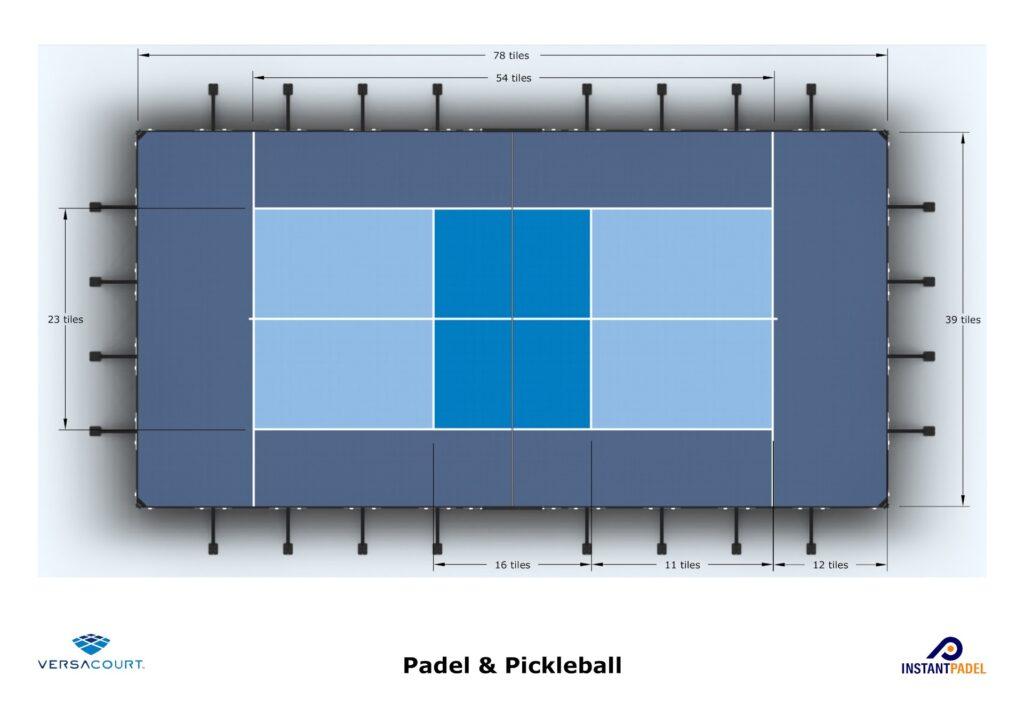Instantpadel Delivers Another World First by Unveiling First Ever Court Flooring to Cater for Both Padel and Pickleball